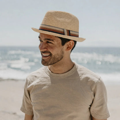 Cortez | Mens Paper Braid Straw Pork Pie Hat