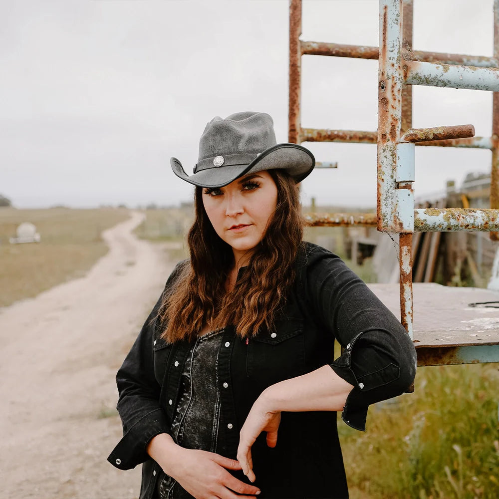 Cyclone | Womens American Leather Cowgirl Hat