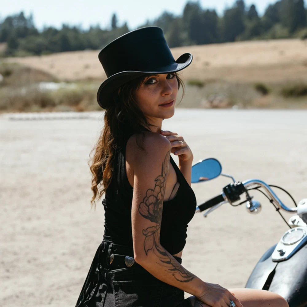 El Dorado | Womens Leather Top Hat