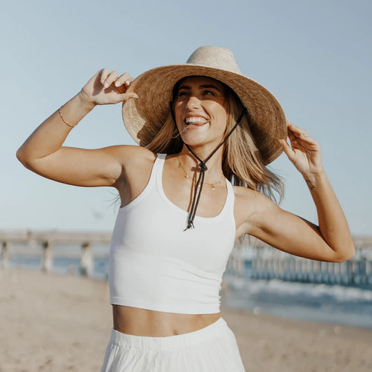 Marlin | Womens Wide Brim Straw Sun Hat