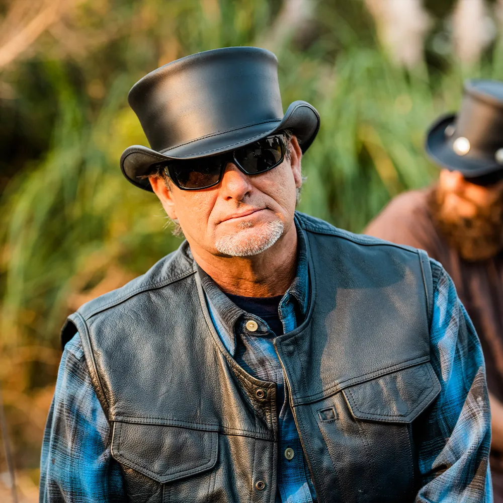 Marlow | Mens Leather Top Hat