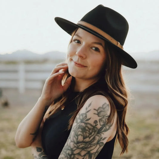 Moab | Womens Crushable Wool Felt Safari Hat with Leather Band