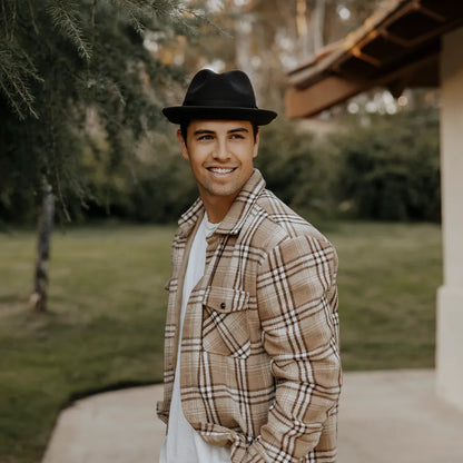 Pablo 2.0 | Mens Wool Felt Pinch Front Fedora Hat