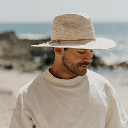 Paulo | Mens Wide Brim Straw Safari Sun Hat