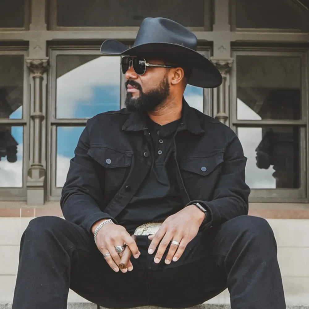 Pioneer | Mens Canvas Cotton Western Cowboy Hat