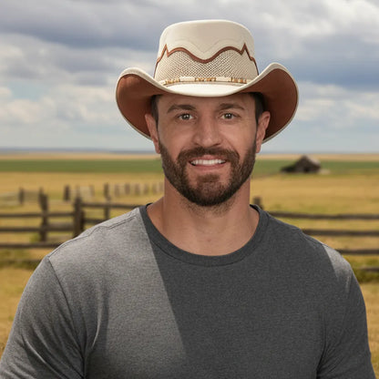 Sierra | Mens American Leather Cowboy Hat
