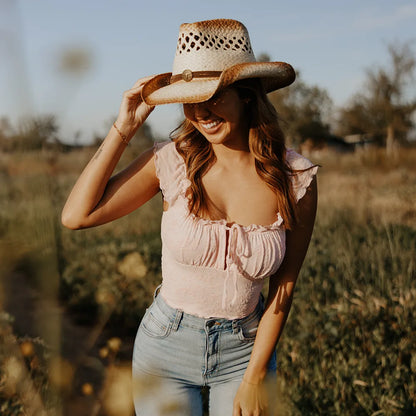Sundance | Womens Toyo Straw Cowgirl Hat