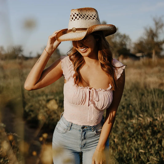 Sundance | Womens Toyo Straw Cowgirl Hat