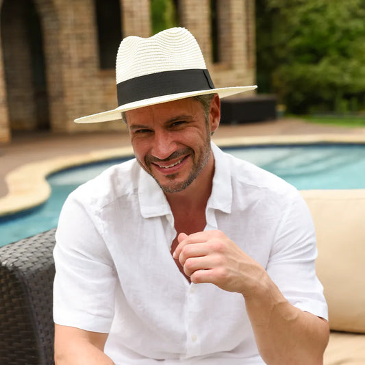 Afternoon | Mens Fedora Straw Hat