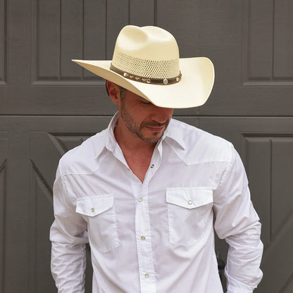 Austin | Mens Straw Cowboy Hat