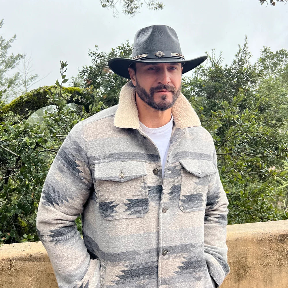 Badlands | Mens Buffalo Leather Cowboy Hat