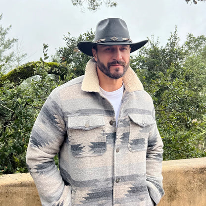 Badlands | Mens Buffalo Leather Cowboy Hat