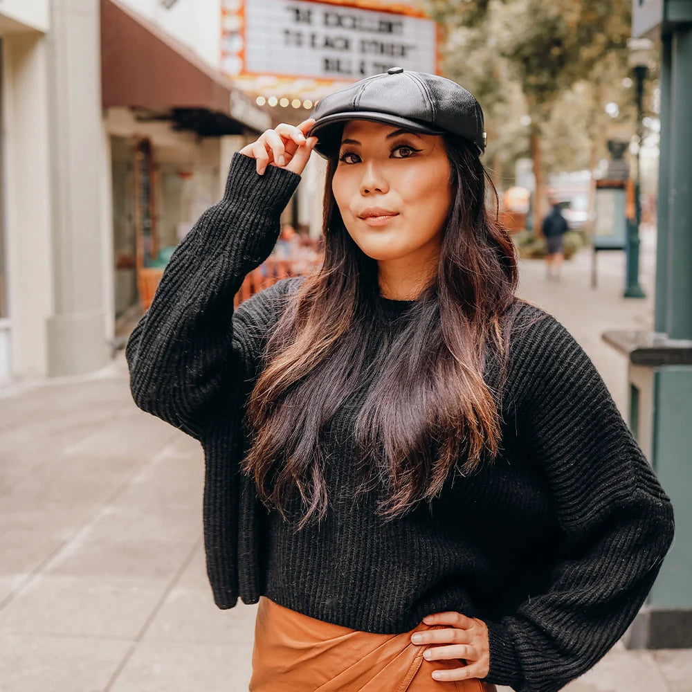 Bourbon St | Womens Leather Cap