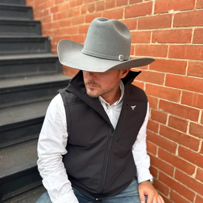 Cattleman | Mens Felt Cowboy Hat with Western Hat Band