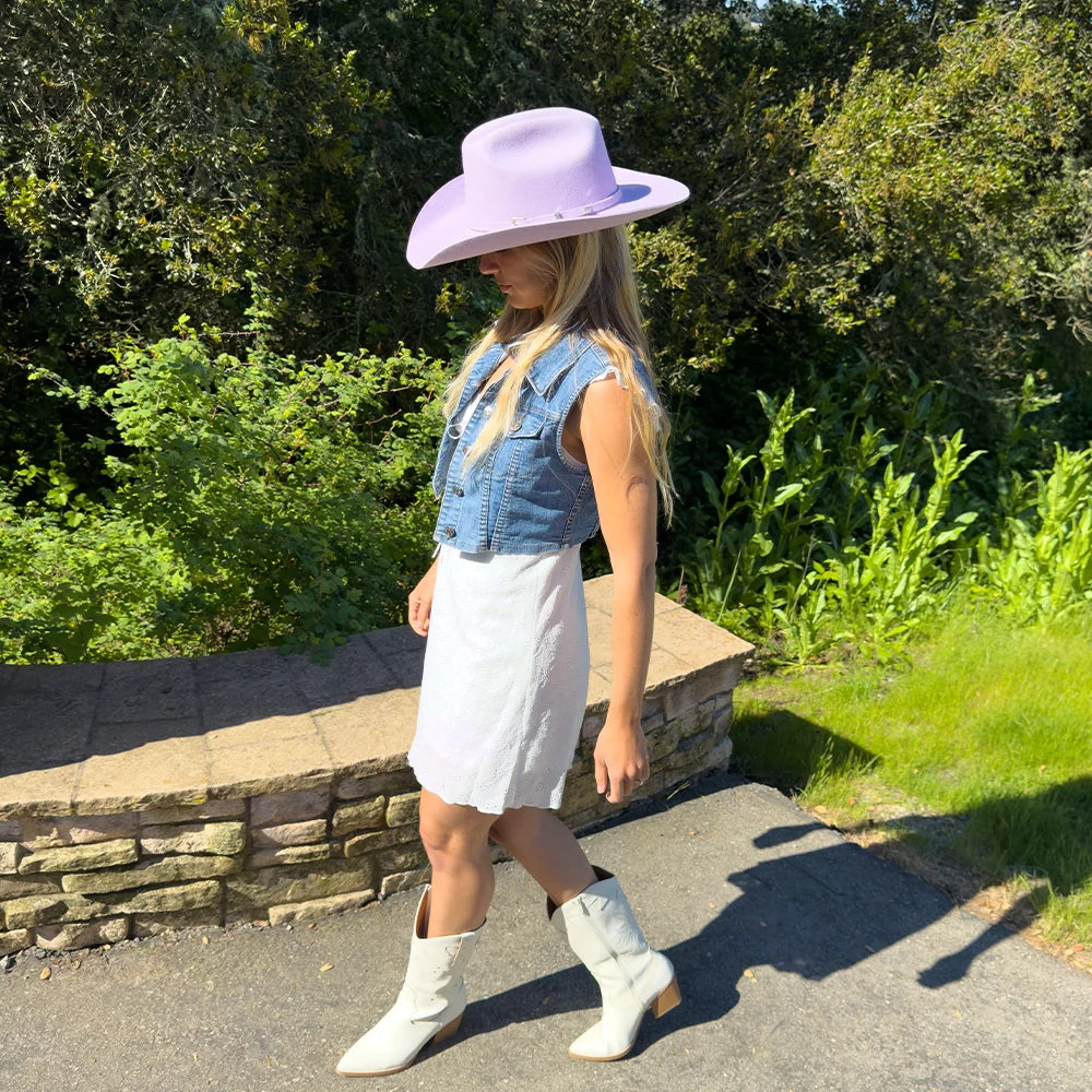 Cattleman | Womens Felt Cowgirl Hat with Western Hat Band