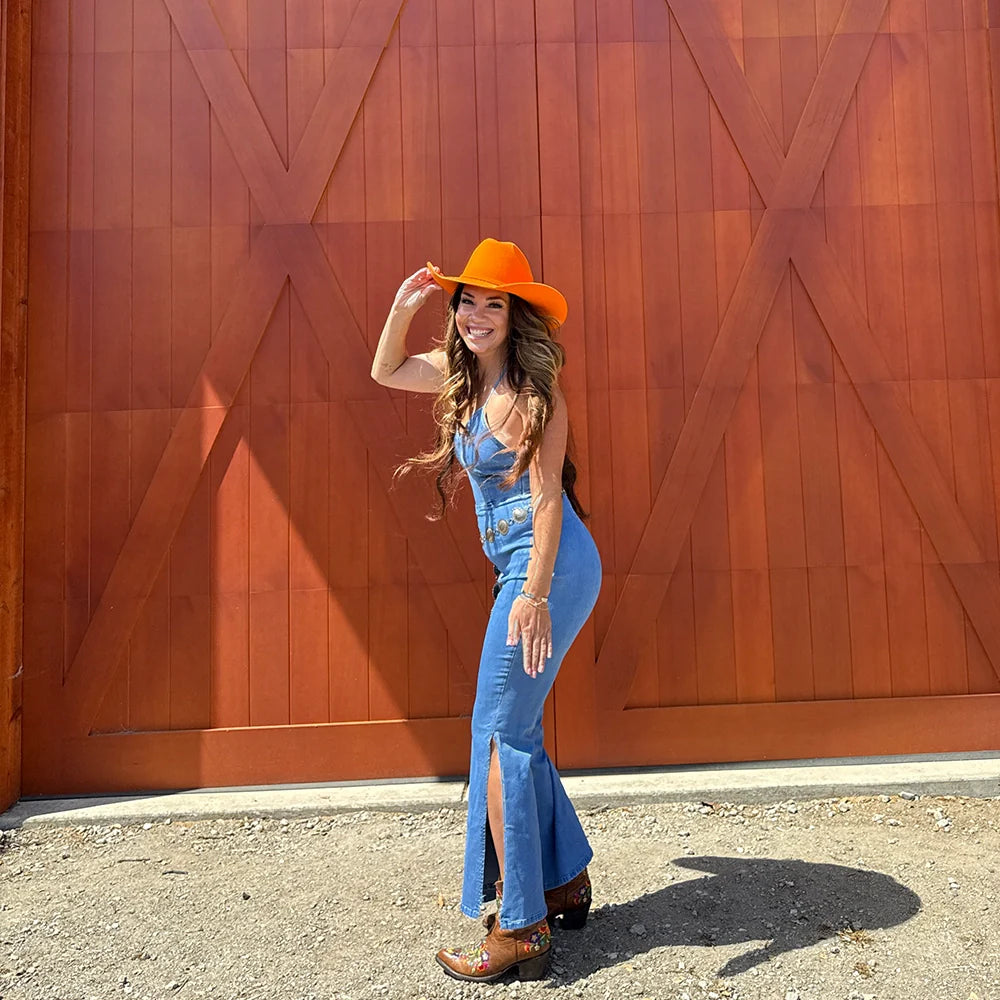 Cattleman | Womens Felt Cowgirl Hat with Western Hat Band