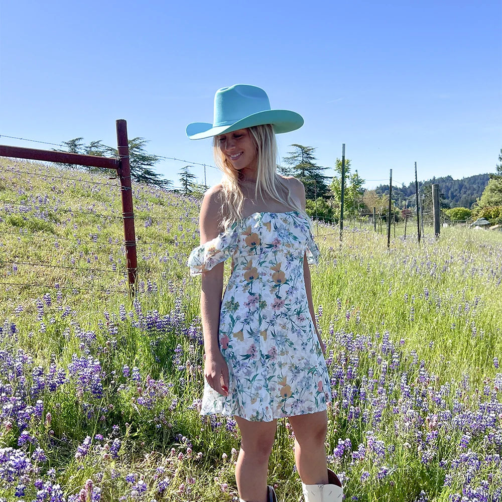 Cattleman | Womens Felt Cowgirl Hat with Western Hat Band