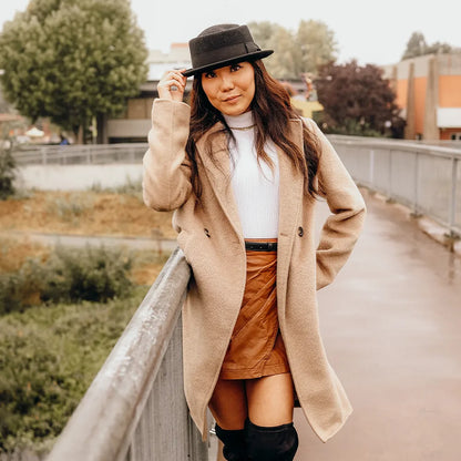 Chi-Town 2.0 | Womens Crushable Wool Felt Pork Pie Hat