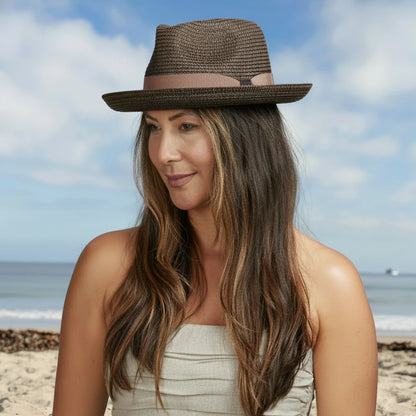 Coronado | Womens Straw Fedora Hat