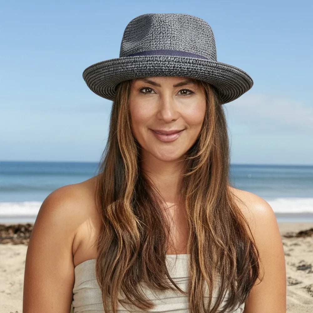 Coronado | Womens Straw Fedora Hat