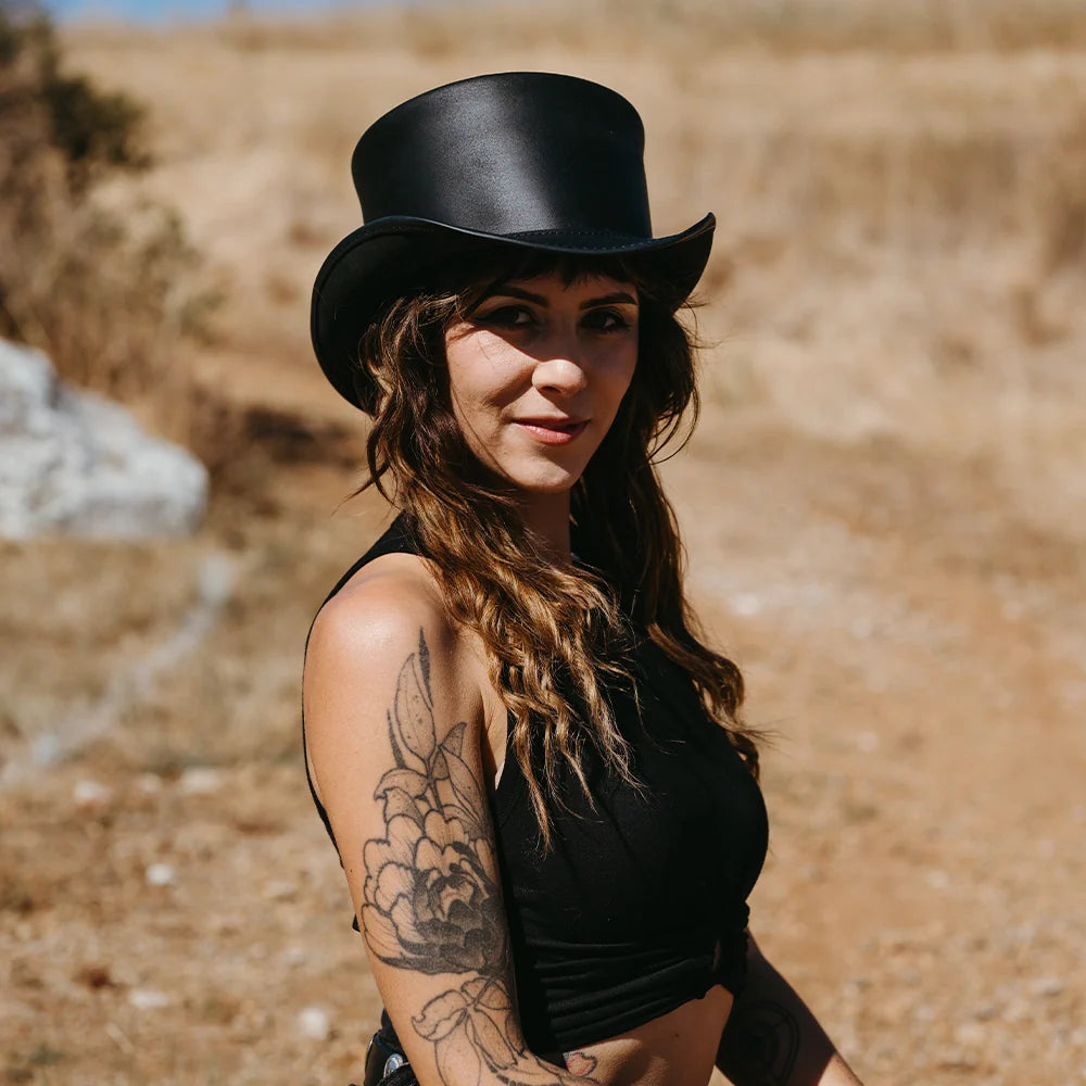 El Dorado | Womens Leather Top Hat