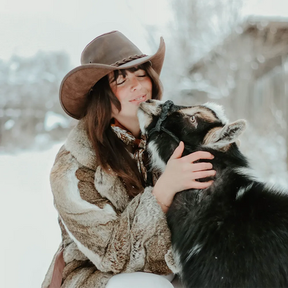 Hollywood | Womens Leather Cowgirl Hat