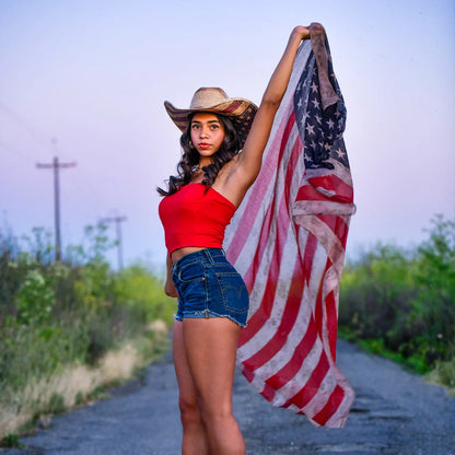 Liberty | Womens Natural Mexican Palm Straw Cowboy Hat