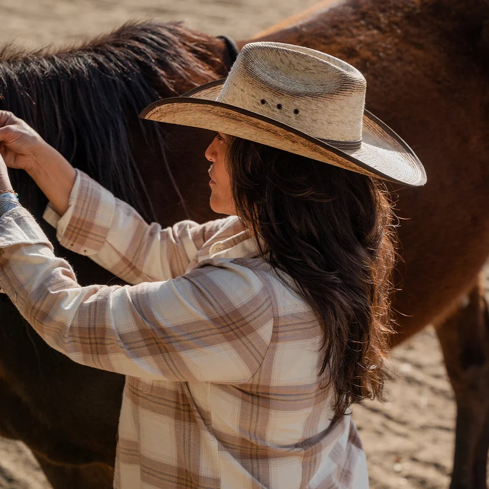 Lucas | Womens Mexican Palm Cowgirl Hat