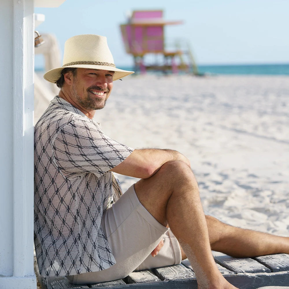 Manta | Mens Genuine Ecuador Woven Panama Hat