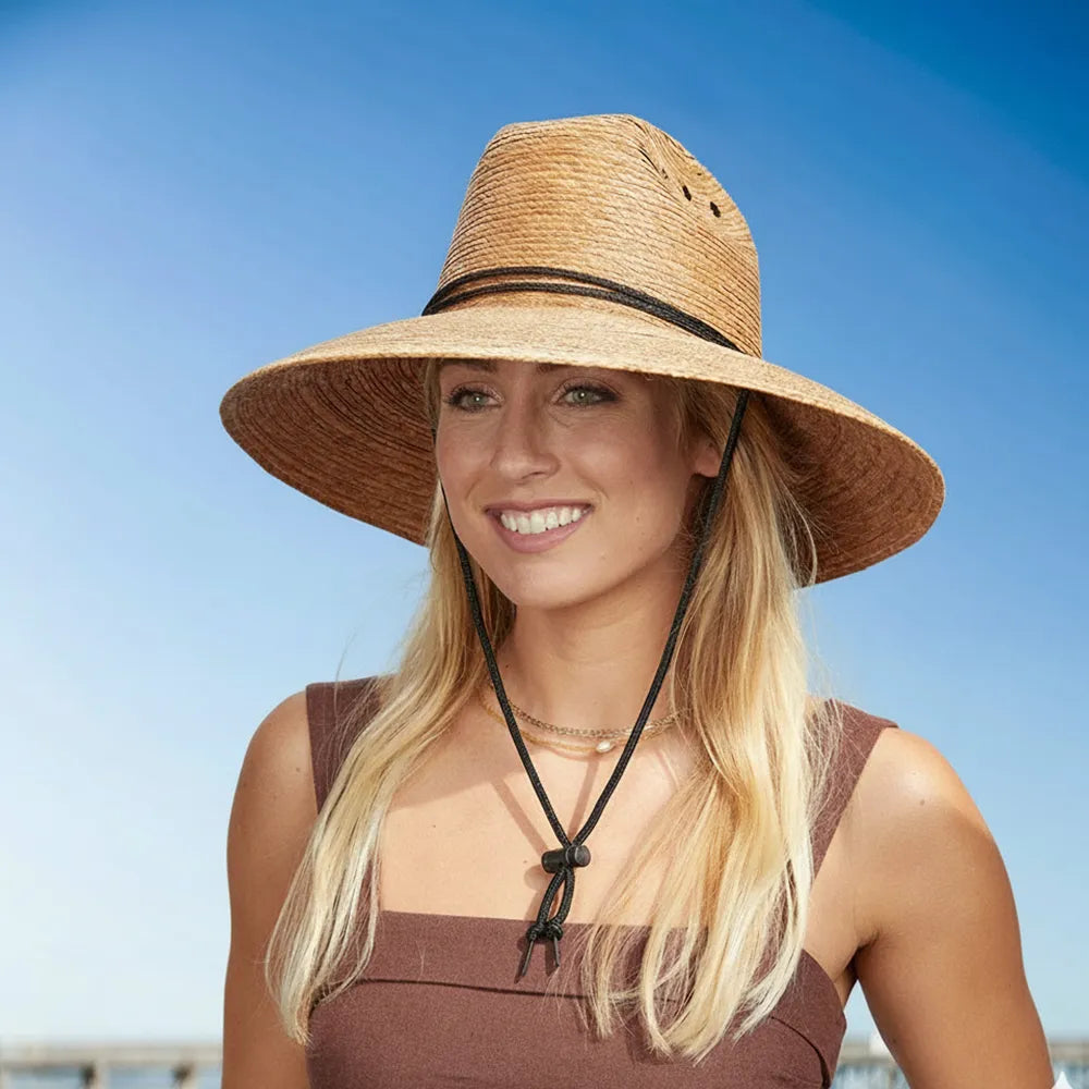 Marlin | Womens Wide Brim Straw Sun Hat