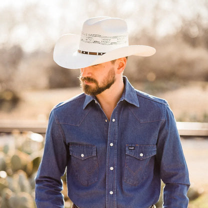 Montana | Mens Straw Cowboy Hat with Western Hat Band