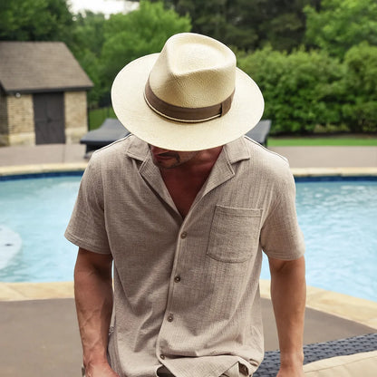 Quito | Mens Woven Genuine Panama Hat