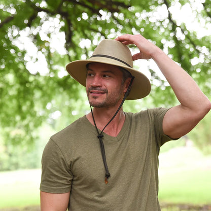 Smokey | Mens Nylon Outback Sun Hat with Mesh Sides