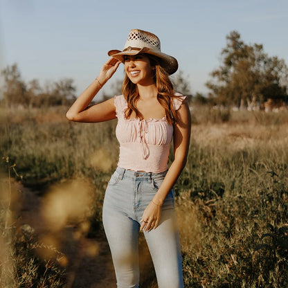 Sundance | Womens Toyo Straw Cowgirl Hat