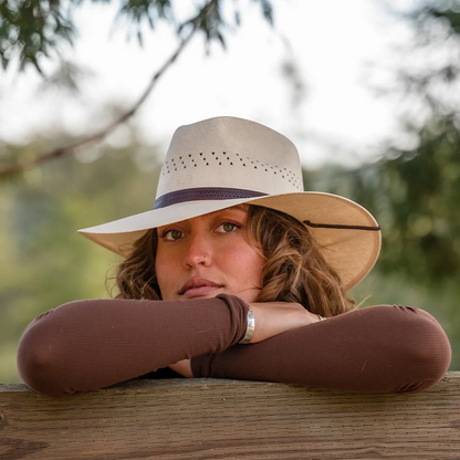 Barcelona | Womens Wide Brim Firm Straw Sun Hat