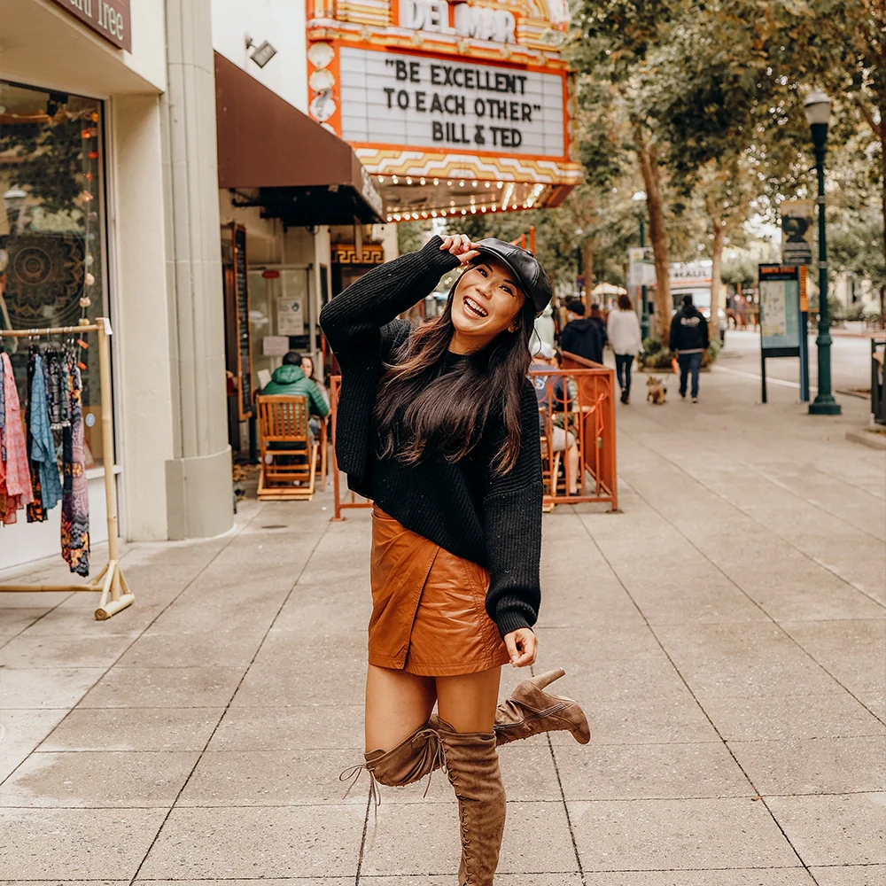 Bourbon St | Womens Leather Cap