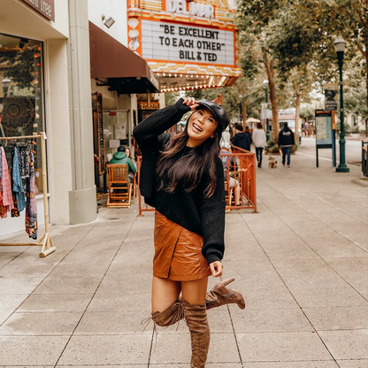 Bourbon St | Womens Leather Cap