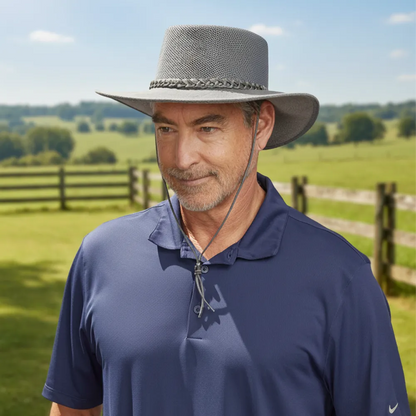 Breeze | Mens Wide Brim Sun Hat