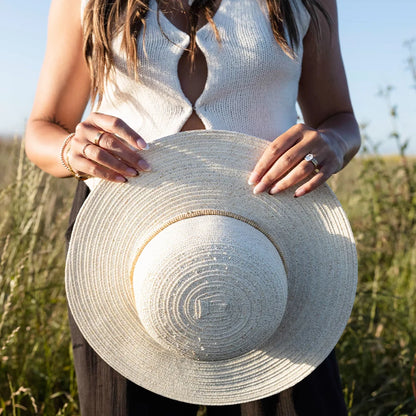 Capri | Womens Wide Brim Straw Sun Hat