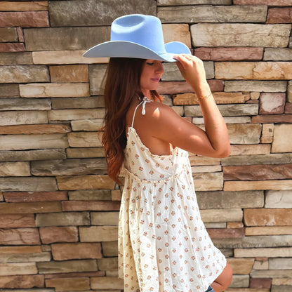 Cattleman | Womens Felt Cowgirl Hat with Western Hat Band