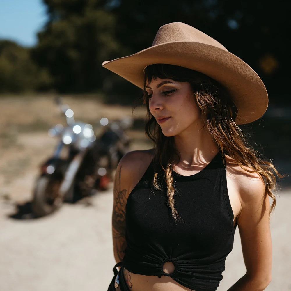Cattleman | Womens Felt Cowgirl Hat with Western Hat Band