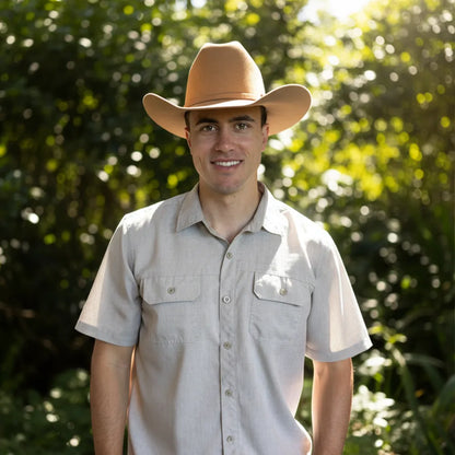 Cattleman | Mens Felt Cowboy Hat with Western Hat Band