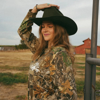 Cattleman | Womens Felt Cowgirl Hat with Western Hat Band