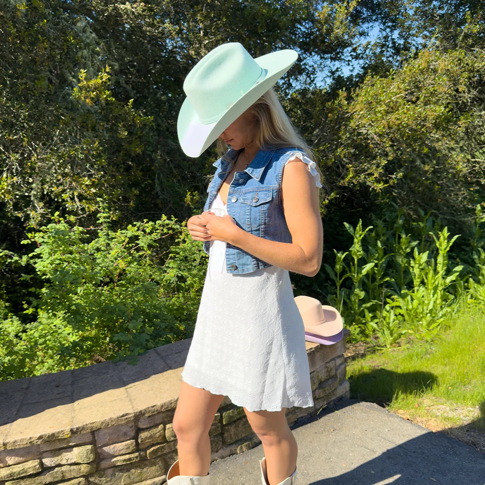 Cattleman | Womens Felt Cowgirl Hat with Western Hat Band