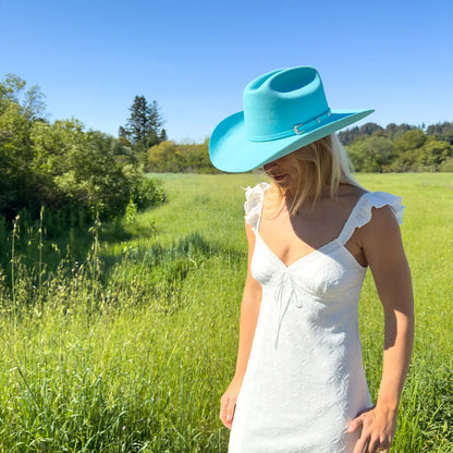 Cattleman | Womens Felt Cowgirl Hat with Western Hat Band