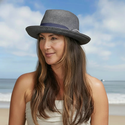 Coronado | Womens Straw Fedora Hat