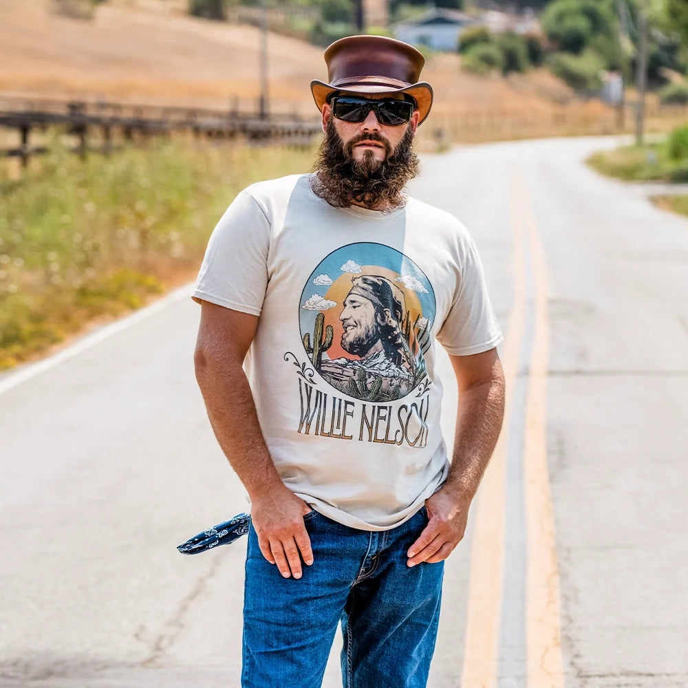 Hampton | Mens Leather Top Hat with Leather Hat Band