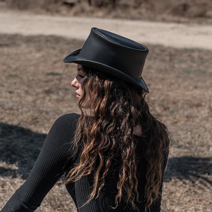 Marlow | Womens Leather Top Hat