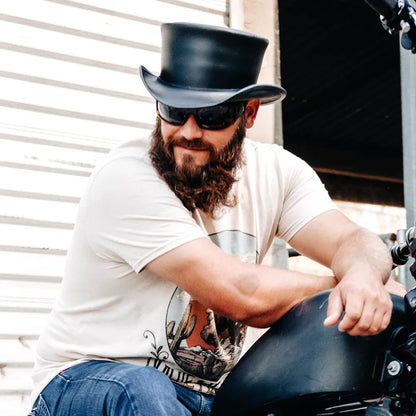 Marlow | Mens Leather Top Hat