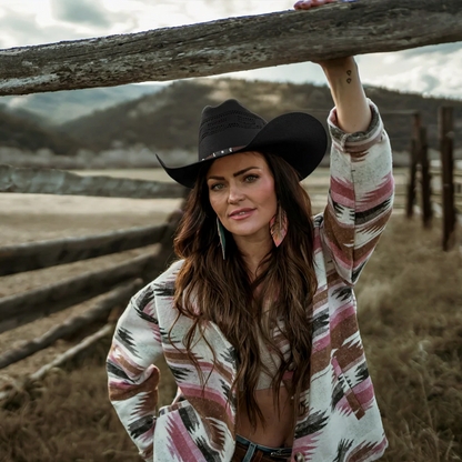 Montana | Womens Straw Cowgirl Hat with Western Hat Band